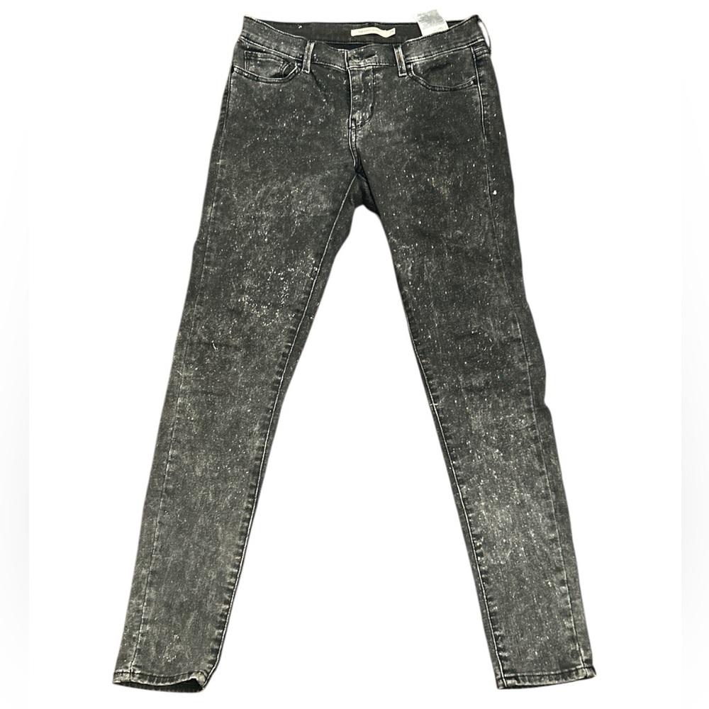 Levi's 710 Black Super Skinny Jeans for Women